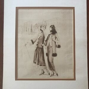 1922 Fashion Illustration by Charles Sheldon